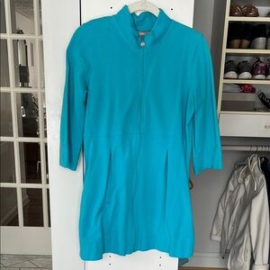 Elegant Blue Women's Dress